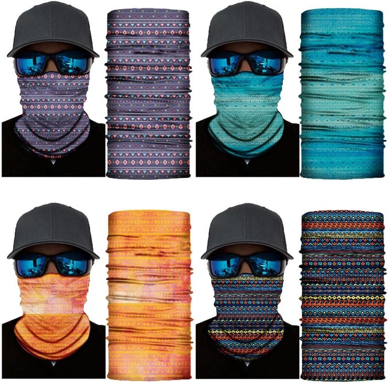 SIDAZON Neck Gaiter Mask,Bandana Gator Face Cover Mask Sun UV Protection,Neck Warmer Balaclava,Tube Face Scarf,Headband for Outdoor - Image 2